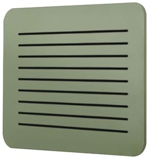 YERUNGT Radiator Cover, Radiator Decoration, Vented Safety Steam Decorative Radiator Cover, Premium Radiator Cover Horizontal Slats Decorative, Easy Installation(Green,50 * 40cm/19 * 16in)