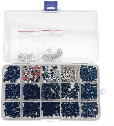520Pcs RC Screw Kit,Model Toy Car Accessories Set,RC Fastening Accessories Set