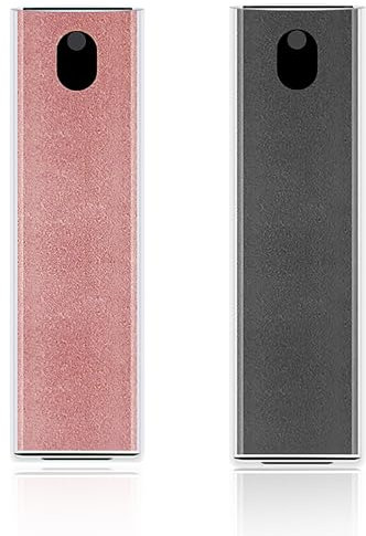 2 PCS Pulitori per Schermo 3 in 1, Spray Pulizia Schermo con Panno in Microfibra, Schermo Spray Detergente Portatile e Facile da Usareper TV Smartphone Tablet PC Laptop e Monitor Auto