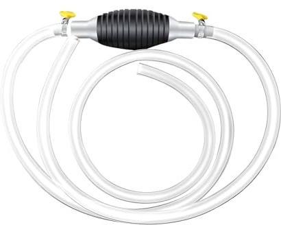 Bomba de Mano, Bomba Manual de Combustible, Bomba Sifón Manual Transferencia Combustible, 1.5 M Bomba de Sifón Manual de Transferencia, Adecuado para Gasolina, Aceite, Agua, Diesel