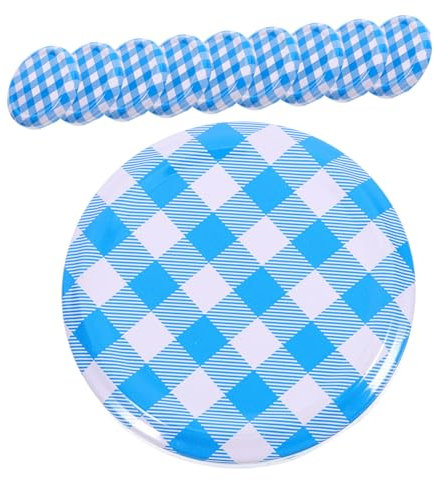 OKUMEYR Couvercles Hermétiques Pour Bocaux De Confiture 63 Mm, Fer-blanc Réutilisable, Étanches Joint, Lot De 50 Pièces, Conservation Des Aliments, Bocaux à Large Ouverture
