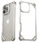 NIFBANG für iPhone 15 Pro Max Hülle,Aluminium Metall Dünn Slim No Back Design Handyhülle mit MagSafe,4 Ecken-Airbag Stoßfeste Schutzhülle,Rahmenlose für iPhone 15 Pro Max Bumper Case,Titan Natur