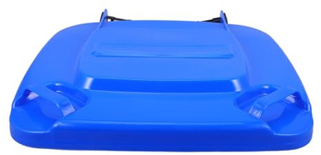 Amosfun Plastic Trash Can Lid Replacement for Large Waste Bin Bin Lid for Garden
