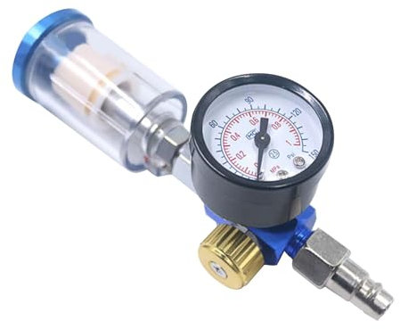 Essiccatore d'aria per compressore, regolatore a pressione 'aria - Regolatore di regolazione 'aria impermeabile con manometro a pressione | Accessori aerogrammi multifunzionali, strumento di regolazio