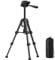 HYCHIKA Treppiede per Livella Laser, Inclinazione e Rotazione Della Livello Laser di 90°, 180°e 360°in Verticale o Orizzontale, con Filettatura da 1/4, Borsa in Tessuto (Altezza: 30-65 cm)
