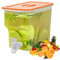 Dispensador de bebidas para fiestas | Dispensador para refrescos y cócteles | 3,9 l grande recipiente portátil transparente para el hogar, cubitos de hielo, limonada y fiestas, sin refrigerador