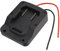 Parkside X20V Team Team 20 V Adattatore Batteria per Utensili per Utensili - PTFE 1332 12AWG Cavo Ad Alta Corrente - Compatibile con Serie Pap20A1/B1/B3 - Edilizia Durevole