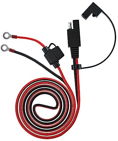 Amosfun 1Pezzi Cavo Estensione per Batteria con Ot Sae con Alta Conduttività Sicuro e Pratico per Kit Riscaldamento Motocicli e Motoslitte