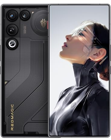 REDMAGIC 11 Air 144Hz Cellulare Gaming, Smartphone Android 5G, 16GB RAM+512GB ROM, Snapdragon 8 Elite, 6.85 OLED Schermo, FHD+ Telefono Gaming, 50MP Fotocamera, 80W Caricatore, Dual-Sim Nero
