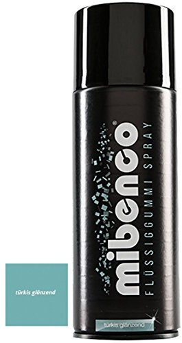 mibenco Flüssiggummi Spray türkis glänzend - 400 ml