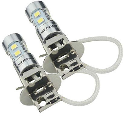 ANG RONG 2X H3 453 Bulb High Power 10W LED White Headlight Daytime Fog Light