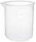 sourcingmap Measuring Cup 500ml PP Plastic Graduated Beaker Transparent for Lab Kitchen liquids