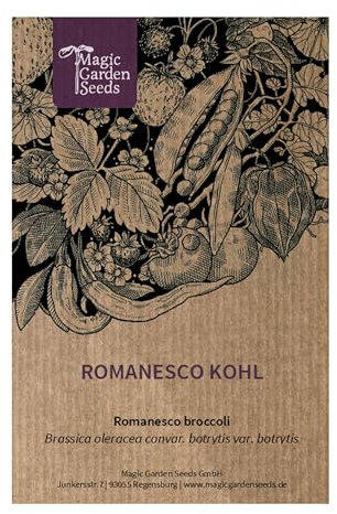 Brócoli romanesco/coliflor verde (Brassica oleracea) - aprox. 100 semillas