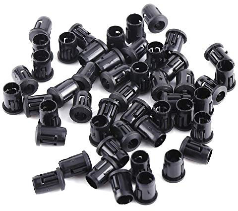 50pcs Nylon Schwarz Led Halterung Leuchtdioden Halter Klipp Lünette Befestigung Led Fassung 3/5/8/10mm (5mm)