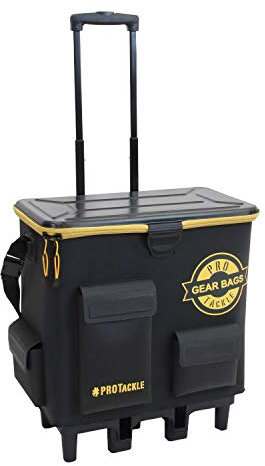 Pro Tackle Angelsee-Trolley - wasserdichte Eva Angeltasche mit 51L Stauraum, Abnehmbarem Transportsystem und Sitzmöglichkeit bis 100kg