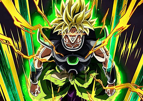 My Little Poster Plakat Plakat Broly SUPER Saiyan Anime Manga
