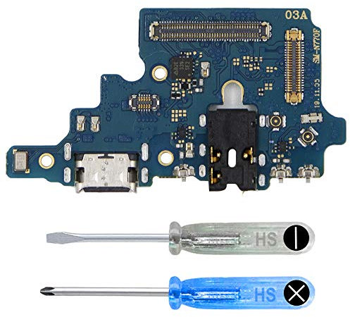 MMOBIEL Ladebuchse Kompatibel mit Samsung Galaxy Note 10 Lite 2019 - Dock Connector USB C - Audio Jack/Mikrofon/Antenne Ersatz - Inkl. Schraubenzieher