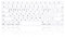 MMDW Ultra Thin Silicone Korean Language Keyboard Cover Skin for MacBook Air 13.3 13 inch 2020 Newest M1 Processor (Model A2337) Touch ID Accessories Protector US Version(White)