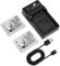 DSTE 2PCS EN-EL8 ENEL8 Batterie et Chargeur Compatible avec Nikon Coolpix P1 P2 S1 S2 S3 S5 S6 S7 S8 S9 S50 S51 S52