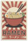 IFER Vintage Japanese Ramen Poster Leinwand Kunstdruck Poster und Wandkunstdruck Modern Family Schlafzimmer Decor Poster 40x60cm