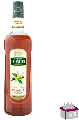 Lot de 3 - TEISSEIRE - Sirop Vanille - 70cL