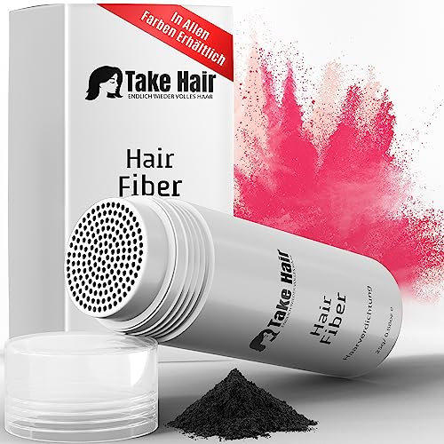 Take Hair Streuhaar für Frauen I Hält bei Regen und Wind I 25g Schütthaar zur Haarverdichtung I Hair Fibers I Haarpulver I Streuhaar Frauen bei Haarausfall I Haarpuder (Streuhaar Mittelblond)