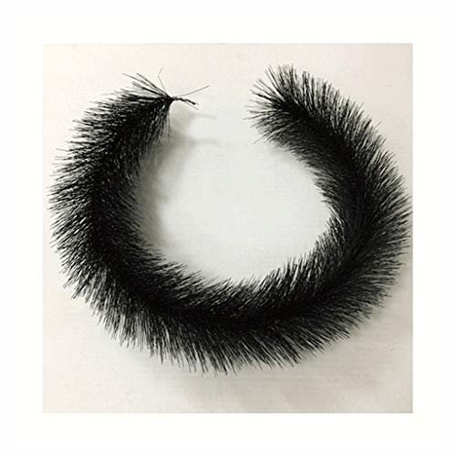 RSLEE Weihnachtskranz Weihnachtsgirlande Ferien Artificial Dekor Kränze for Treppen Wand-Tür-Indoor Outdoor Garland 1 / 10pack Türkranz Weihnachten (Größe : BLACK-1PACK-90CM)