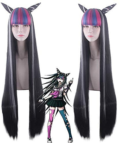 Perücke für den t?glichen Gebrauch, Cosplay-Perücke, Super 2 Danwanmai Yui Buki-Stil, langes, glattes Haar