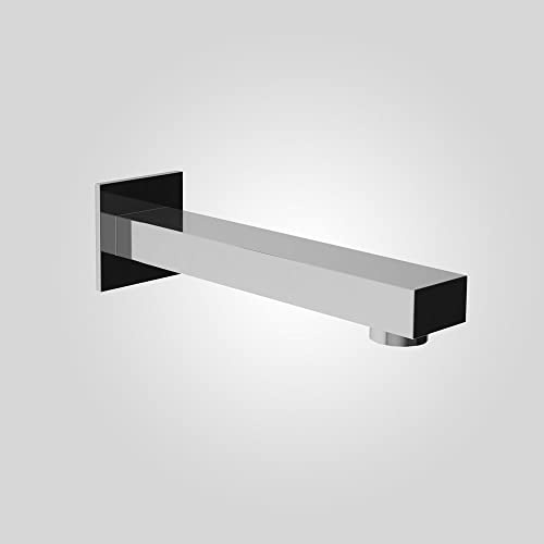 Square Wall Mounted Bath Spout Chrome