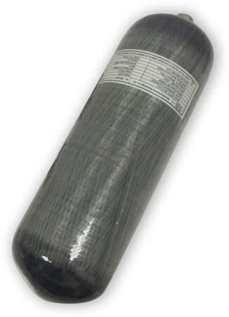 TUXING 4500Psi Carbon Fiber Scuba Tank 9L 550Cu in High Pressure Composite Cylinder,Diving Tank,Deep Dive Gas Cylinder,Pcp Air Tank for Pcp Air Rifle Deep Diving Snorkeling Water Sports