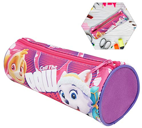 HOVUK Federmäppchen mit verschiedenen Charakteren, 22 cm, für Kinder, Mädchen und Jungen, Paw Patrol, 22 cm, Federmäppchen