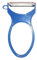 Ilusplate – Pelador de Verduras y Patatas con Cuchilla en Acero Inoxidable. Apto para Lavavajillas. Muy Cómodo de Utilizar y Ligero por su Diseño. Modelo Icónico en Azul. Made in Spain