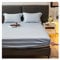 OBONG Premium Spannbettlaken 100% Tencel Lyocell Eukalyptusfasern Spannbetttuch for Allergiker Antibakteriell Ganzjahres Bettwäsche (Color : D, Size : King)