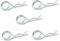 Ganter Normelemente | Federstecker | Stahl | GN 1024-ST-3-D | 5 Stück | doppelte Windung | Durchmesser 3mm