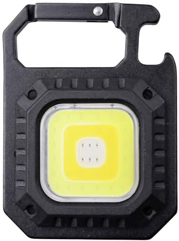 XCell Work Square 148868 - Luz LED a batería con 7 Modos de luz (Ideal para Trabajo/Campamento/Pasatiempos, etc. LED COB de 3 Colores)