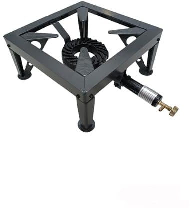 Generico FORNELLONE FORNELLO A GAS 40x40x18cm VERNICIATO BRUCIATORE IN GHISA, POWERFIRE4P