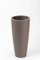 wonido Blumentopf/Pflanztopf, Höhe 70 cm, Ø 36, Taupe, matt, 16 l Inhalt, mit herausnehmbarem Pflanz-Einsatz, für Innen und Außen, aus hochwertigem Polypropylen