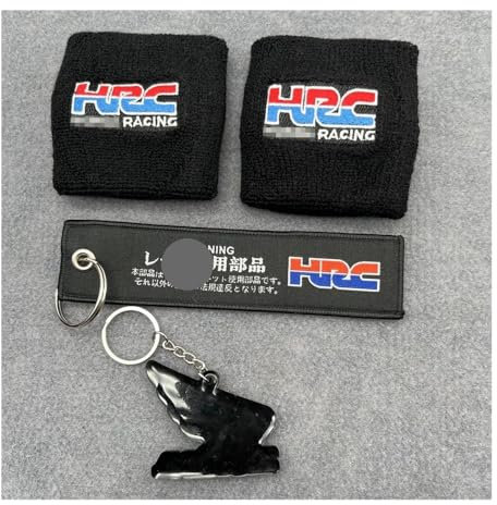 Motorcycle H&RC Embroidery Logo Fluid Oil Front Rear Brake Clutch Reservoir Cup Cover Socks For CBR600RR CBR1000RR RE&PSOL Motorcycle Oil Filler Cup Tank Cap