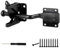 Loquet de Porte Acier Carbone Loquet de Portail Automatique Loquets de Porte de Serrure Boulon Livré avec 10 Vis et 1 Tournevis pour Clôture Porte de Jardin Portail en Bois(Noir)