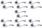 HANDLEZONE® 7 Sets Lobo Lever On Round Rose Door Handles, Internal Passage Latch Handles - Polished Chrome