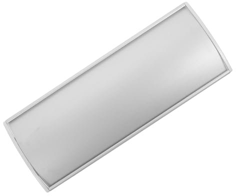 BCOATH Curved Department Sign for Office Door Name Plate Made of Aluminum Alloy Material Suitable for Blank Name Plate Display for School Classroom Workplace Scenario