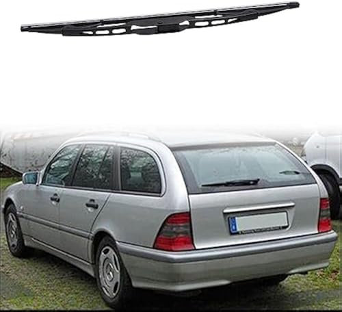 RUIHAHA Scheibenwischer Reinigungsfenster Fahrzeugausstattung Wischerblätter Heckscheibenwischer Heckscheibe Blatt Ersatz Zubehör für Mercedes-Benz C-Klasse W202 W203 1993-2007