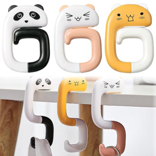 XURJUMI 3 Pezzi Gancio Borsa da Tavolo, Gancio Borsa da Tavolo, Porta Borsa da Tavolo, Gancio per Borsa da Ufficio Portatile Gancio Portaborse Pieghevole, Idea Regalo per Donne, Ragazza