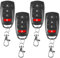 Telecommande Universelle Portail, 4PCS télécommandes universelles,Telecommande Porte de Garage,Telecommande de Portail Coulissant,télécommandes de Portail,pour Portail Automatique fréquence 433 MHz