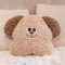 Ueiwffzo Kuschelkissen Hund/Bär 33cm Kreative Flauschige Kissen, Kinderkissen Bär Niedliches Plüschkissen, Sofakissen Kuscheltiere Kawaii Weiche Sofadekoration, Geschenke (Hund)
