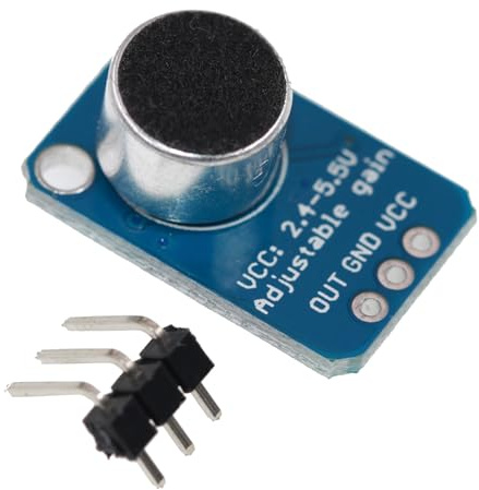 Electret Microphone Amplifier Module MAX4466 Preamplifier Sound Sensor Audio AMP for Recording Speech Detection