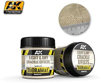 AK Interactive Light & Dry Crackle 100ml.