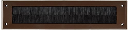 Bulk Hardware bh05981 Buchstabe Briefkasten Bürste Zugluftstopper, 343 x 80 mm (13,1/5,1 cm X 3.1/20,3 cm) – Braun