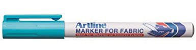 Artline EKC Fabric Marker Pen In Pastel Colours - Pastel Blue