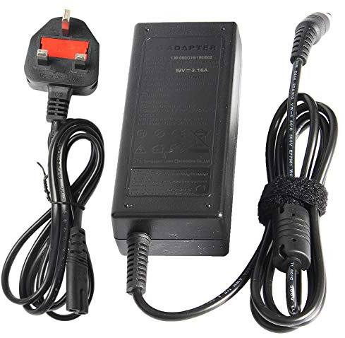 ARyee 19V 3.16A Laptop Charger Compatible with Samsung N110 N120 N130 N140 N145 N150 N210 N220 N310 N510 R710 R610 R428 R580 RV510 RV720 NP350V5C NP300E5A NP550P5C(5.5x3.0mm)